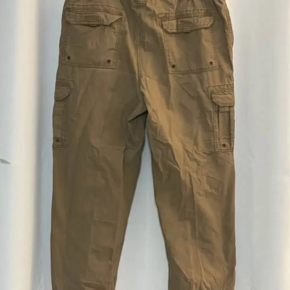 RedHead Pants Mens 40x30 Cargo Flat Front Straight Khaki Brown Outdoors